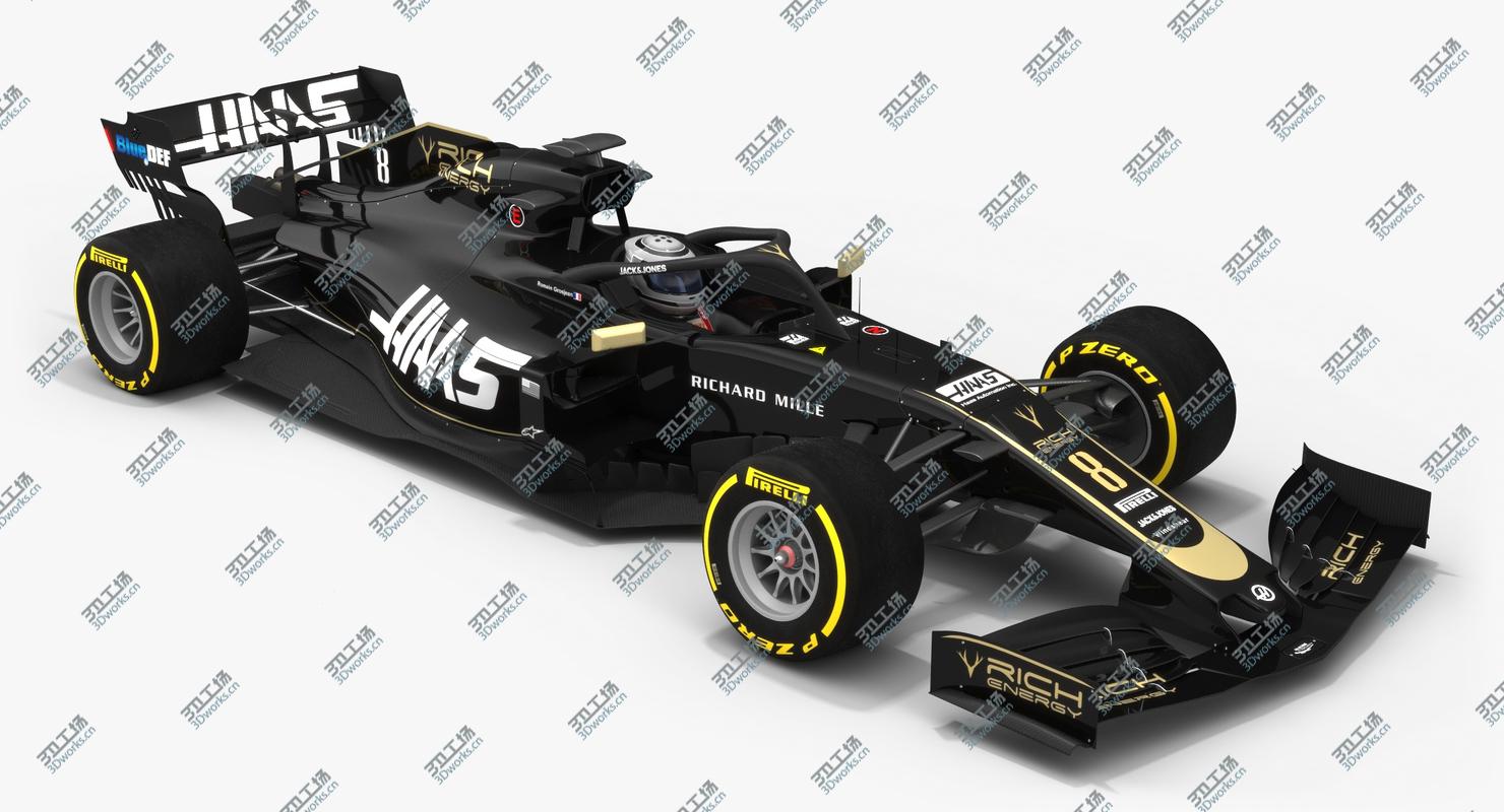 images/goods_img/202105071/Haas F1 VF-19 Formula 1 Season 2019 3D model/5.jpg